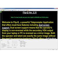 

Prompter People Flip-Q Prompting Software Pro Upgrade to Existing License Only