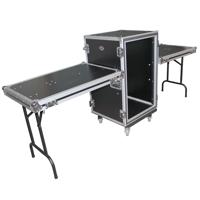 

ProX 18U Vertical Shockproof Amp Rack Case with Side Tables & 4 Casters