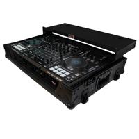 

ProX XS-MCX8000WLTBL ATA-300 Style Gig Ready Flight/Road Case with Wheels and Sliding Laptop Shelf for Denon MCX8000 DJ Controller, Black on Black