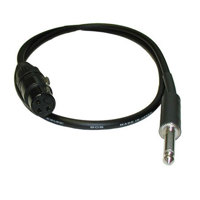 

PSC 3' 3-Pin XLR Female to 1/4" Mono Male Cable