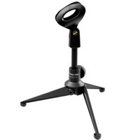 

Pyle PMKSDT25 Adjustable Desktop Tripod Microphone Stand, 4.7" to 8.7" Adjustable Height