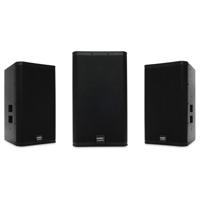 QSC E Series E112 12" Two-Way Passive Loudspeaker, 1600W Peak, Black, Single