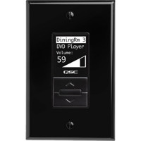 

QSC MP-MFC Decora-Style Multi-Function Wallmount Controller for MP-M Series Zone Mixers, Black