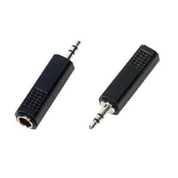 

Remote Audio 1/4" TRS Jack to 3.5mm TRS Plug Barrel Adapter