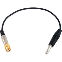 

Remote Audio 12" Timecode Adapter Cable with BNC Plug to 1/4" TS Plug Connectors