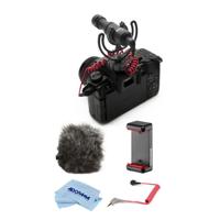 

Rode Microphones VideoMicro Compact On-Camera Microphone with Smartphone and Wind Kit