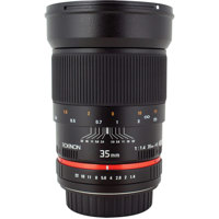 

Rokinon 35mm f/1.4 Manual Focus Lens for Nikon Digital SLRs With Automatic Chip