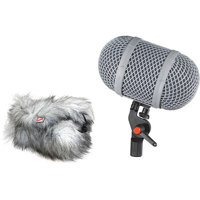 

Rycote WS 9 Modular Windshield Kit with No Connbox for Condenser Mics, Includes Windjammer, Holder, Adapter, Grip Handle, Suspension, Softer, Brush, Hex Key