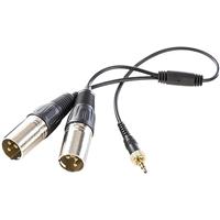 

Saramonic SR-UM10-CC1 Locking 3.5mm Male to Dual-XLR Output Connector Cable for LavMic, VmicLink5, UwMic9, UwMic10, UwMic15 Wireless Systems