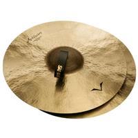 

Sabian 18" Artisan Traditional Symphonic Extra Dark Hand Cymbals, Medium-Heavy, Natural Finish, Pair