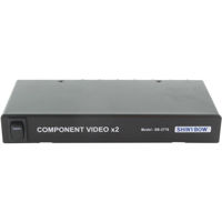 

Shinybow 1x2 Component Video Splitter Distribution Amplifier, RCA Connector