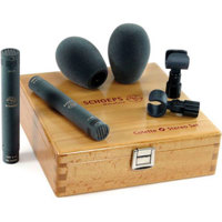 

Schoeps Colette Series Supercardioid Microphone Set, Includes 2x CMC6 Mic Amplifiers, 2x SG 20 Microphone Mounts, 2x Windscreens, Wooden Case