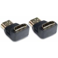 

Sound Devices Right Angle HDMI Type-A Male Plug to HDMI Type-A Female Jack Adapter, 2 Pack