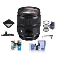 

Sigma 24-70mm F2.8 DG OS HSM IF ART Lens for Sigma Digital Cameras - Bundle With 82mm Filter Kit, Lens Wrap, Cleaning Kit, Capleash II, Lens Cleaner, Software Package