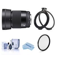 

Sigma 30mm f/1.4 DC DN Contemporary Lens for Canon EF-M, Bundle with Filter Kit