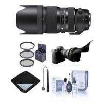 

Sigma 50-100mm f/1.8 DC HSM Art Lens for Sigma Cameras - Bundle with 82mm Filter Kit, Flex Lens Shade, Lens Wrap (19x19), Cleaning Kit, Cap Leash