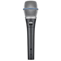 

Shure 87C Cardioid Condenser Handheld Vocal Microphone.