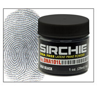 

Sirchie DNA Free Latent Finger Print Powder, 1oz, Silk Black