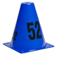 

Sirchie SIRCHMARK 6" Evidence Marking Cones, Set of 20, Sequence 41-60, Blue