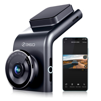 

360 Smart Network G300H Wireless Super HD Dash Camera with Built-In GPS