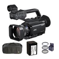 

Sony HXR-NX80 Compact 1" NXCAM 4K Camcorder - Bundle With Video Bag, 62mm Filter Kit, Spare NP-FV70 Battery