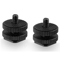 

SmallRig Cold Shoe Adapter with 3/8" to 1/4" Thread, 2-Pack