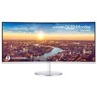 

Samsung CJ791 34" Ultra Wide Screen Curved LCD Monitor with Built-In Speakers, 3440x1440