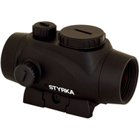 

Styrka 1x21 S3 Series Green Dot Tube Style Sight, 5.0 MOA Green Dot Reticle, Waterproof, Fogproof