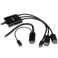 

StarTech 6.6' HDMI, DisplayPort and Mini DisplayPort to HDMI Converter Cable