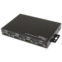 

StarTech 4 Port Wall Mountable USB to Serial Adapter Hub with COM Retention