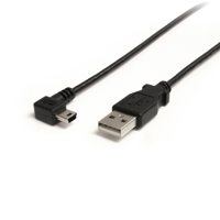 

StarTech 6' Mini USB-A to Right Angle Mini B Cable, 28 AWG