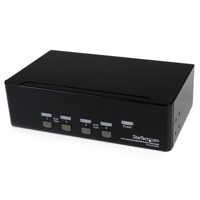 

StarTech 4 Port Dual DVI USB KVM Switch with Audio & USB 2.0 Hub