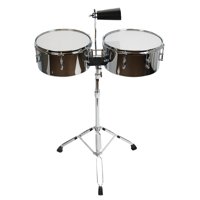 

Sawtooth Command Series 13 & 14" Chrome Steel Timbale Set