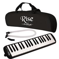 

Sawtooth Rise Beginner 37 Keys Piano Style Melodica, Black