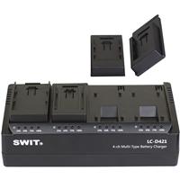 

SWIT Electronics LC-D421U 4-Channel Multi-Type DV Charger for S-8U95/93, S-8U65/63 and Sony BP-U Series