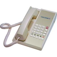 

Teledex Diamond +5 Hotel Hospitality Single Line Analog Corded Telephone, 5x Guest Service Buttons, Ash