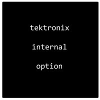 

Tektronix NTSC/PAL Color Bar Internal Option for Black Generator Module