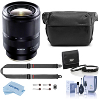 

Tamron 17-28mm f/2.8 Di III RXD Lens for Sony E Mount - Bundle With Peak Design SlideLITE Strap, Peak Design 6L Everyday Sling V2, Black