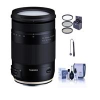 

Tamron 18-400mm f/3.5-6.3 Di II VC HLD Lens for Canon EF - Bundle With 72mm Filter Kit, Cleaning kit, Capleash