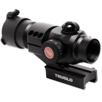 

TruGlo 1x30mm Tri Color Tactical 3 MOA Red Dot Scope with Integrated Mounting Rails, Black