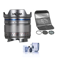 

Venus Laowa 14mm f/4 FF RL Zero-D Lens for Leica M-Mount, Silver - Bundle with Hoya Digital Filter Kit, Cleaning Kit