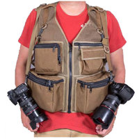 

The Vest Guy M&M Travel Photography Vest, Large, Olive Mesh