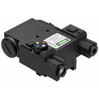 

NcSTAR Vism Designator Box with Green Laser and 4 Color Navigation LED Light, Quick Release Picatinny Mount, Black