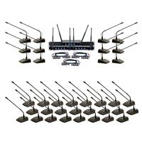 

VocoPro Digital-Conference-36-Extend Expandable Plug-and-Play Wireless/Wired Conference System with 36x Microphones