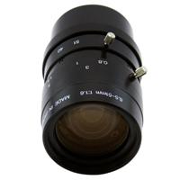 

ViewZ 8.5-51mm F1.6 Vari-Zoom Lens with C-Mount for 1/2" Cameras, Manual Iris, Manual Focus/Zoom