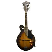 

Washburn M3EK "F" Style Mandolin Pack with Spruce Top, Maple Back and Sides, 20 Frets, Maple Neck, Tobacco Sunburst