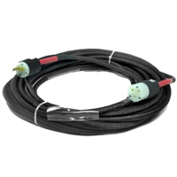 

Whirlwind 25' Edison HBL5266C (15A Male) to HBL5369C (20A Female) W12-3 AC Cable