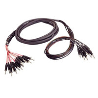 

Whirlwind 15' Single Insert 4 1/4" TRS Male to 8 1/4" TS Male Canare Snake Cable with SnakeSkin