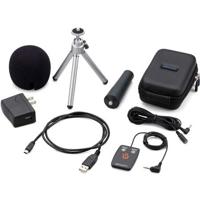 

Zoom H2N Accessory Package with Remote Control, Cable, Windscreen, USB AC Adapter, USB Cable, Tripod Stand, Case and Mic Clip Adapter