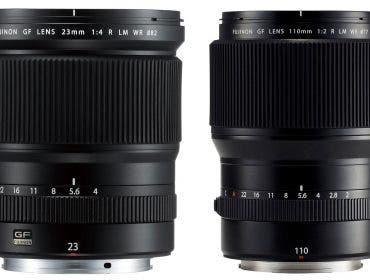 Fujinon GF23mm and GF110mm